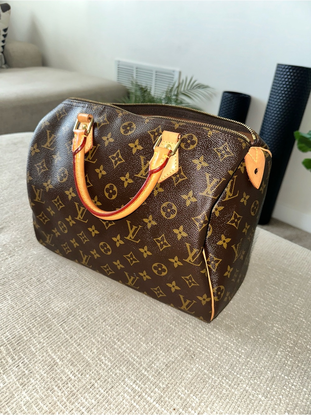 Louis Vuitton Speedy 30 Monogram Canvas – Authentic Vintage 2018
